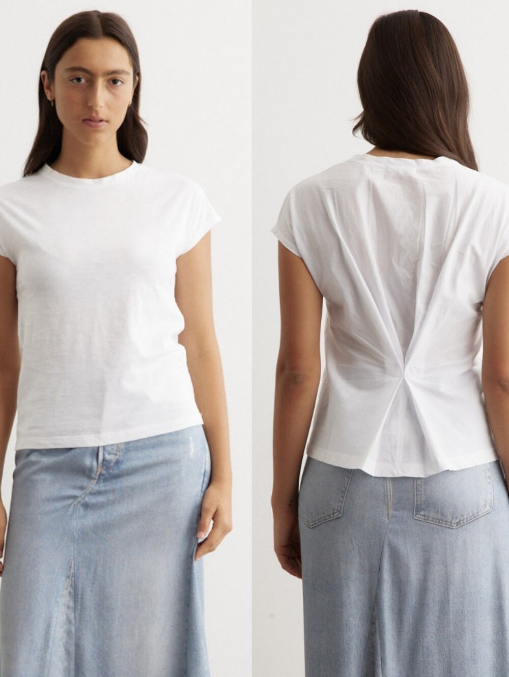 Rag & Bone Slub Pleat Tee